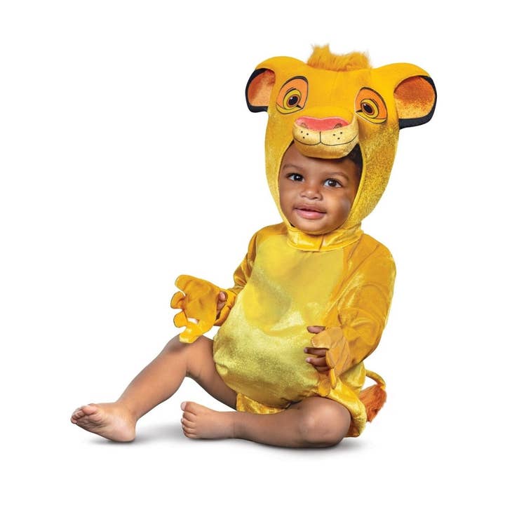 Party Expo, LLC - Vente Déguisement – enfant - Le Roi Lion - Costume Simba - Bébé (6-12 mois)
