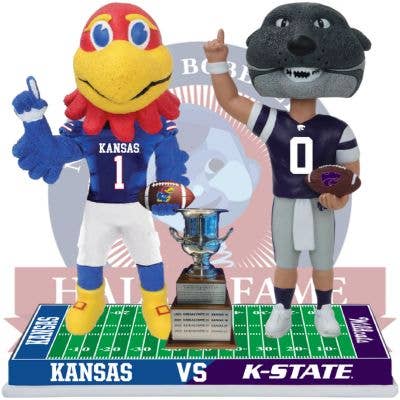 National Bobblehead Hall of Fame and Museum - Wholesale Decorative Figurine - Kansas vs. Kansas State Football Rivalry Bobblehead (Presale)
