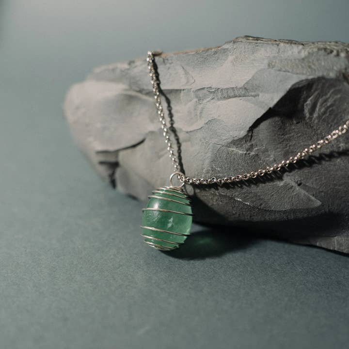 PHOEBE´S – wholesale Pendant/charm necklace – Holder Necklace, Natural Stones Pendant, Gemstone Gift