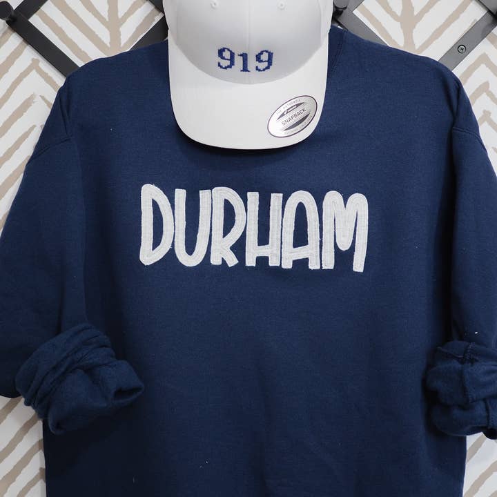 Custom Raw Edge Applique Sweatshirts for wholesale by Little L Designs