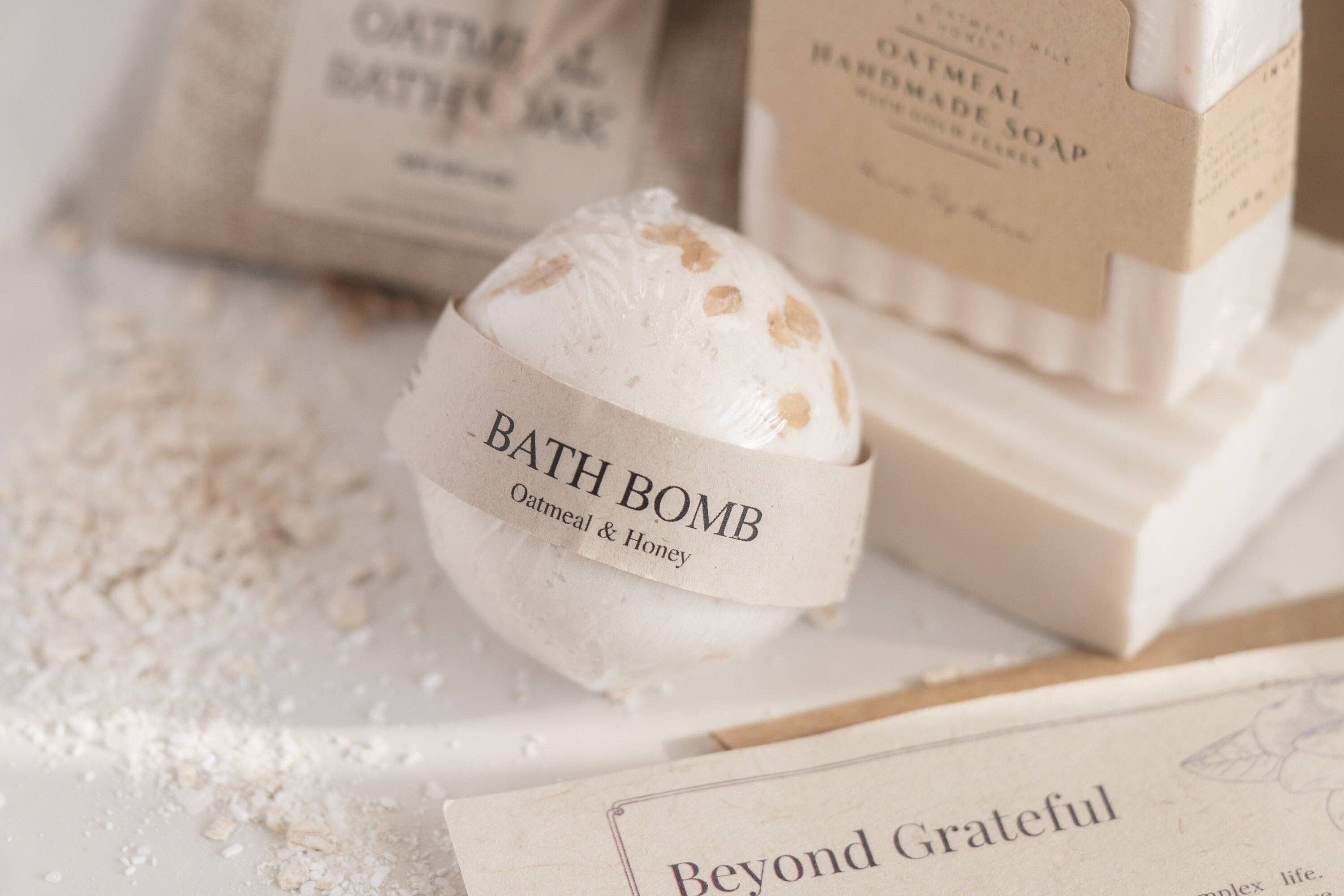 Hera By Hera Bath and Body - Wholesale Bath & Body Set - Oatmeal Milk and Honey Spa Bath and Body Gift Set | Holiday Gift 4