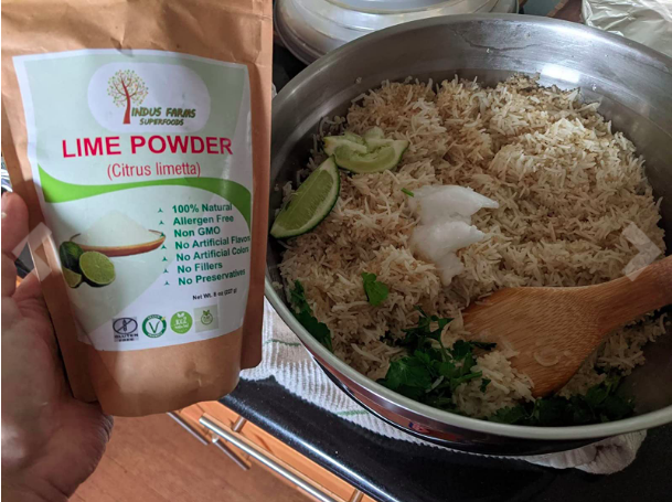 Indus Farms Superfoods – Fruta seca/desidratada por atacado – Limão em pó totalmente natural, sabor cítrico nutritivo, sem OGM9