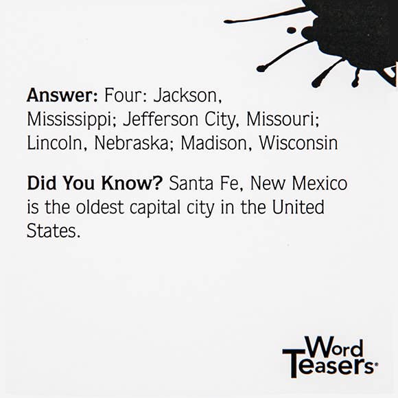 WordTeasers - Wholesale Card Game - American Trivia4