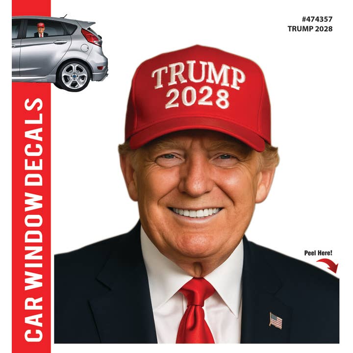TRUMP 2028 WINDOW DECAL for wholesale by AAHS Enterprises