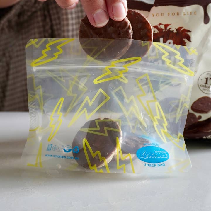 Sinchies Reusable Snack Bags - Lightning for wholesale by Sinchies