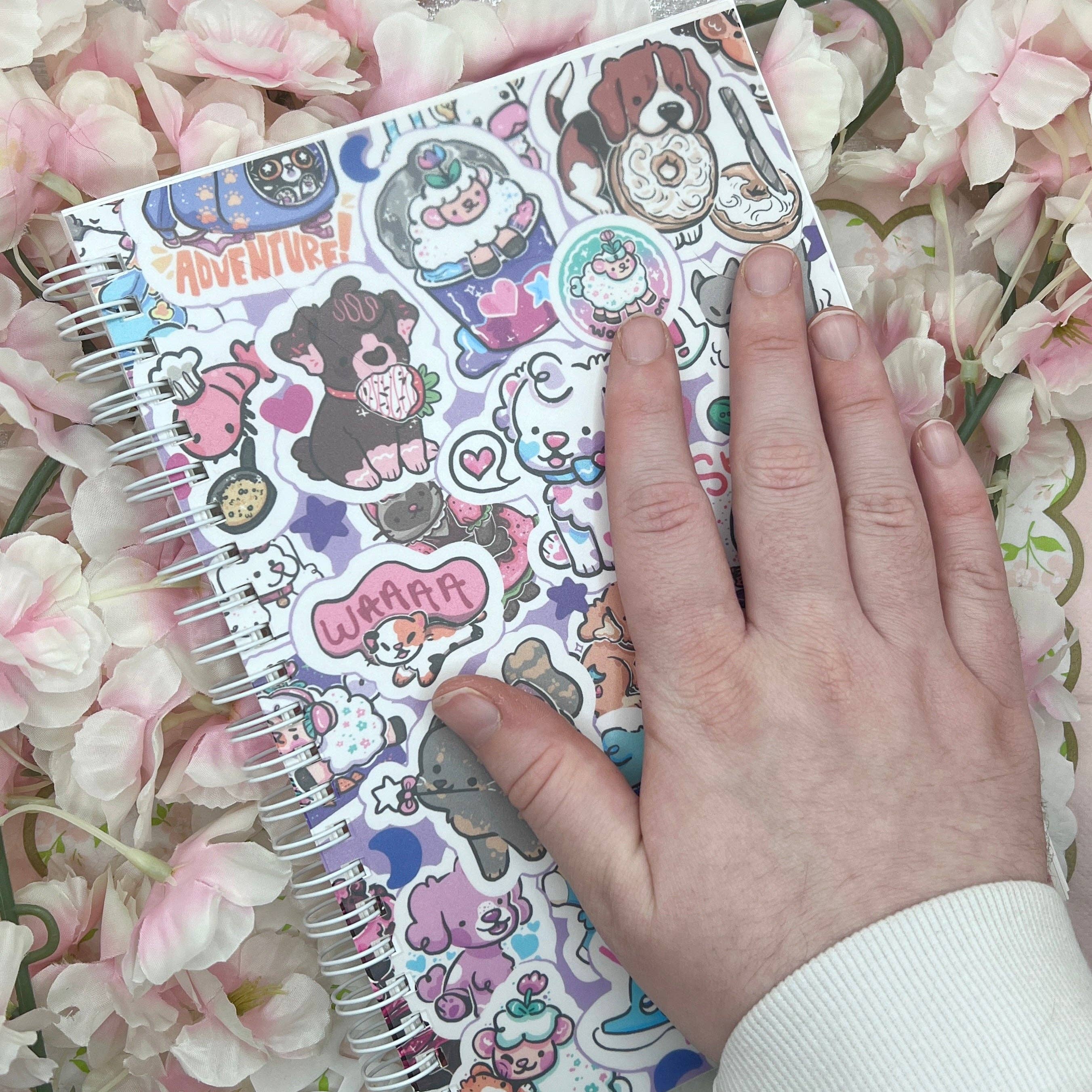 Woolblossom - Wholesale Sticker - Woolblossom Sticker Cover ~ Reusable Sticker Book V.27
