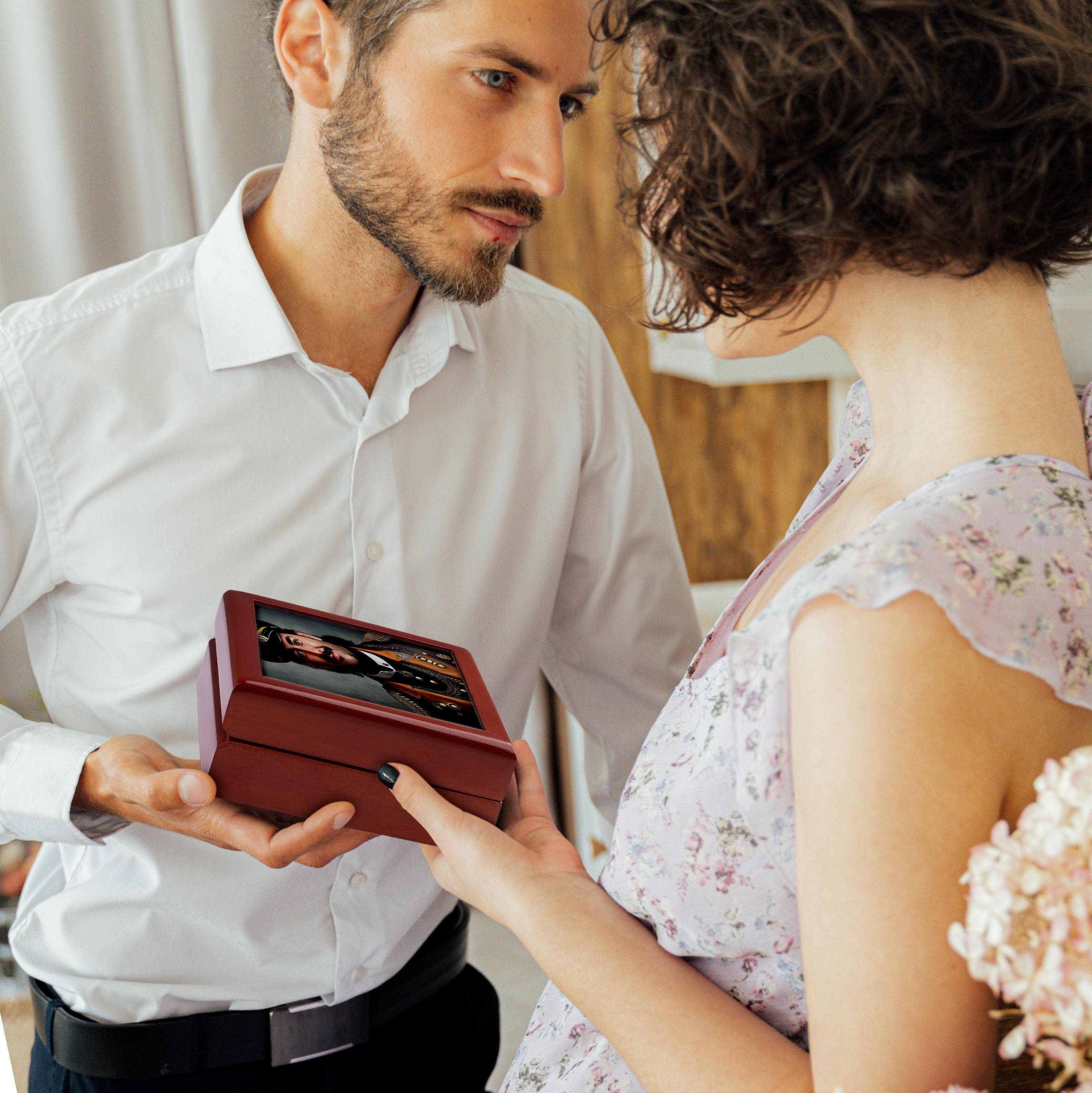 3dRose - Wholesale Jewellery box/organiser - 3dRose, Smiling handsome man - naval captain of fantastic era in uniform, Jewelry Box2