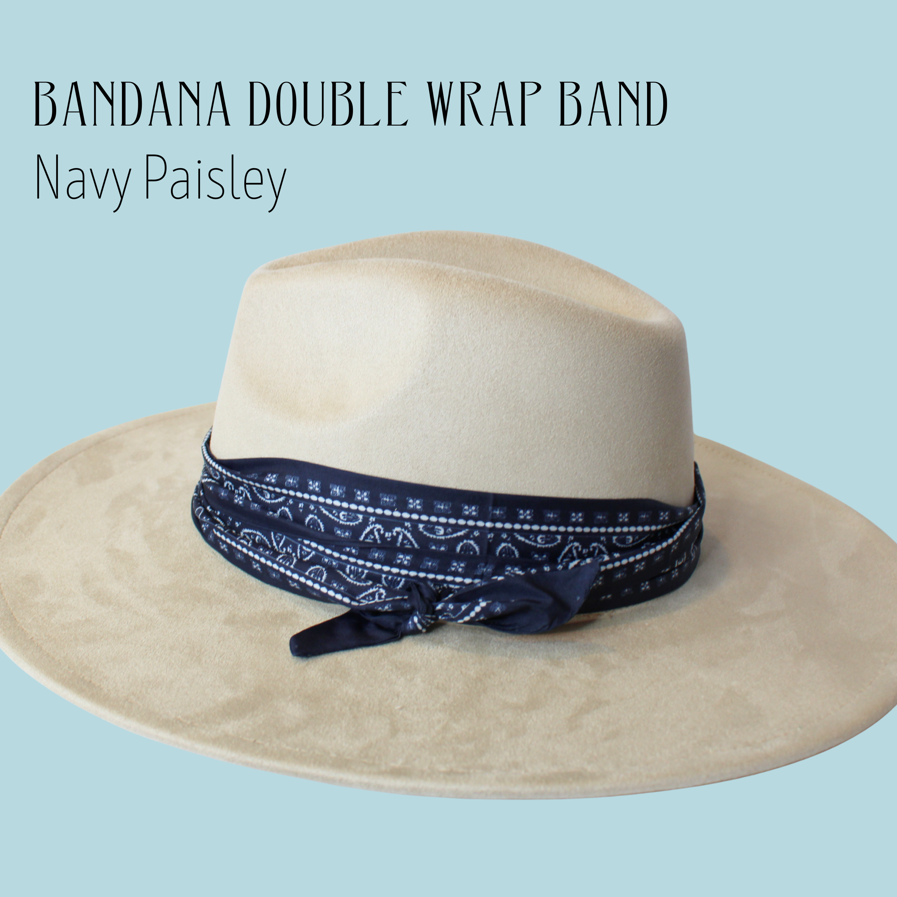 Wildflowers and Barley - Wholesale Hat Accessory - Women's - Bandana Double Wrap Hat Bands9