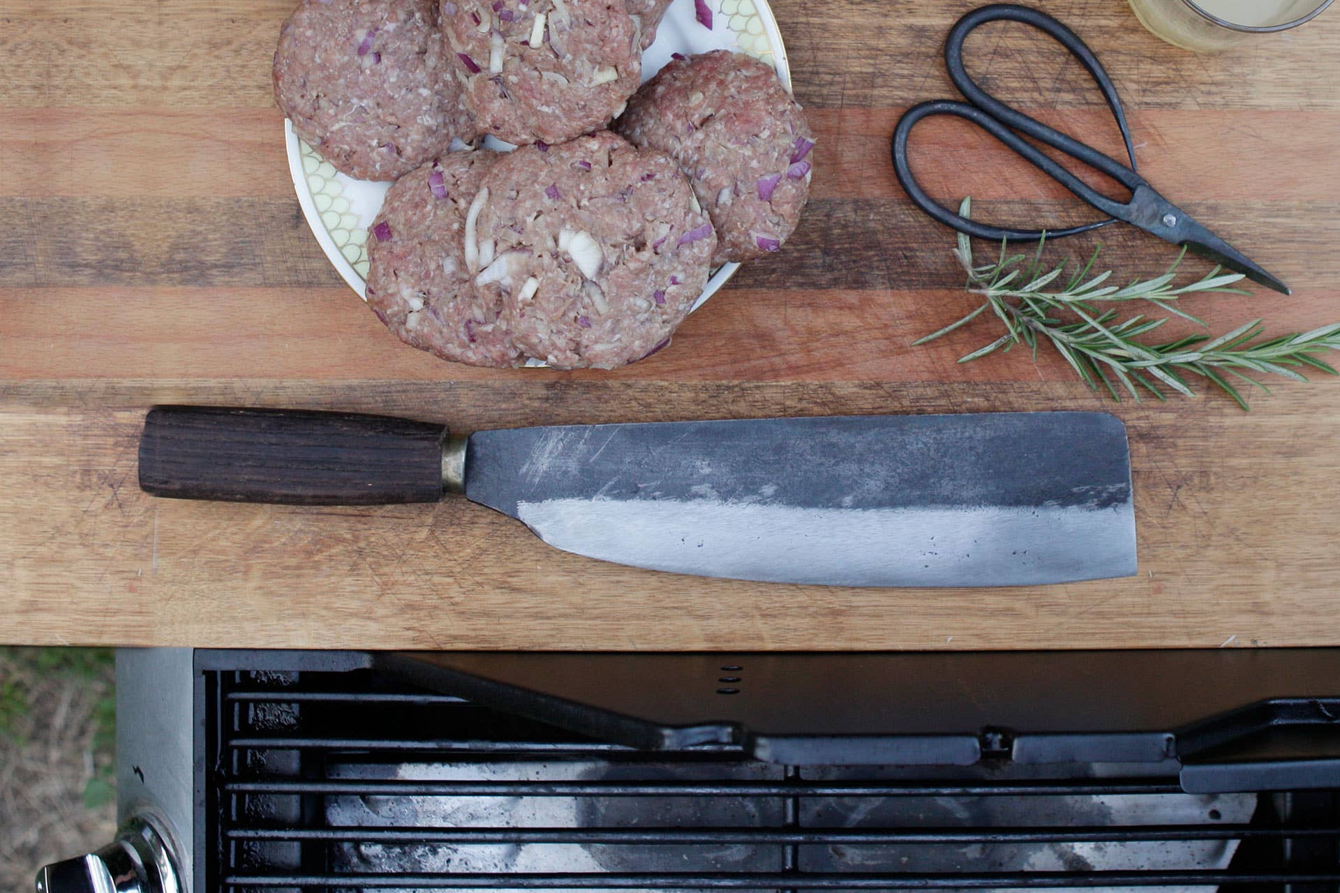 AUTHENTIC BLADES - Wholesale Kitchen/Utility Knife - AUTHENTIC BLADES CHEO, Asian kitchen knife, blade length 25 cm, carbon steel blade1