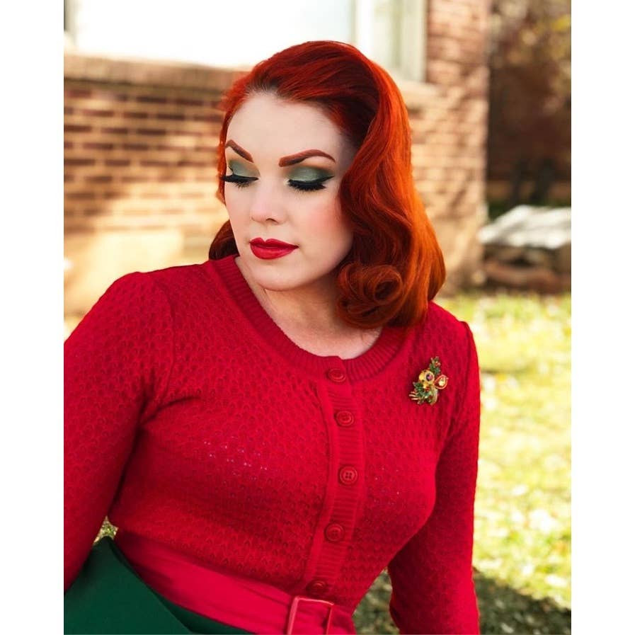 Mak – Engroshandel Cardigan - Dame – Mak 3/4-ærmet kort strikket cardigan med rund hals MK3514139