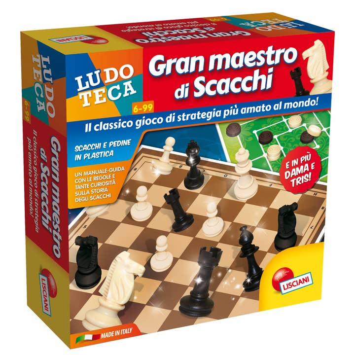 Bibliothèque de jeux Grand Master Chess 3 en 1 pour la vente par Liscianigiochi IT