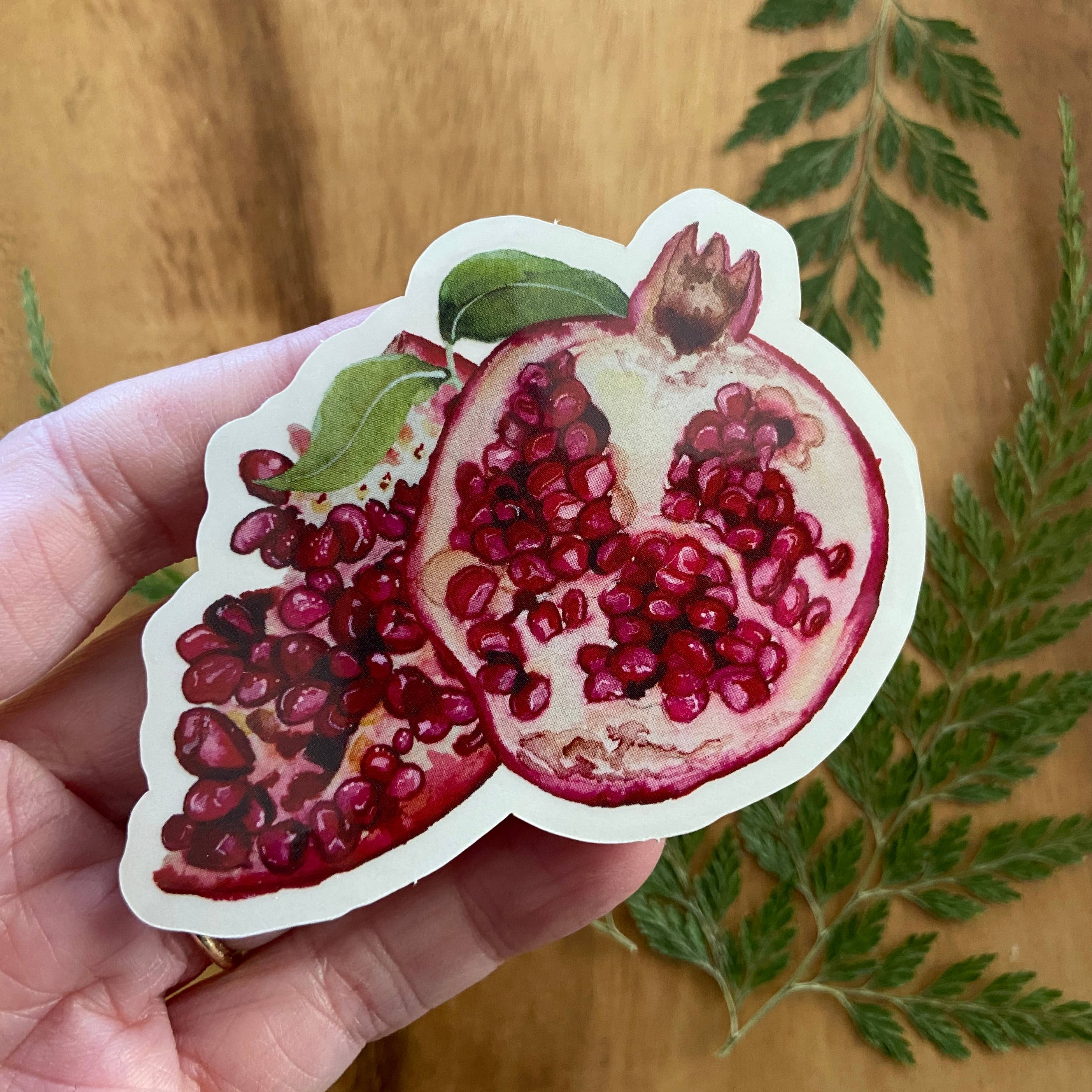 Alice LeFae - Vente Autocollant - Autocollant en forme de grenade | symbolisme de Perséphone et Hadès0