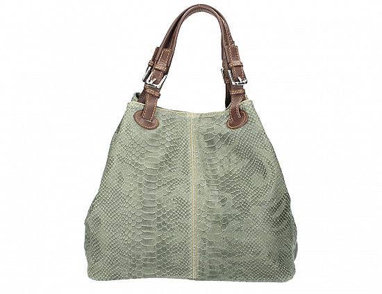 Charlie Leather – wholesale Shoulder bag – women's – Robbela Large Python Flowered Handbag5