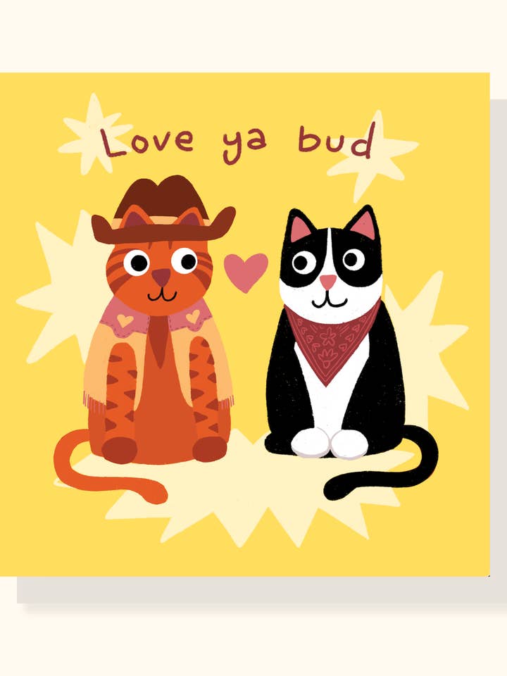 Love Ya Bud Print for wholesale by Lily Wenndt Illustration