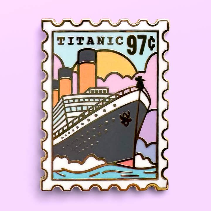 Pin esmaltado Titanic para venta al por mayor de Joy Addict
