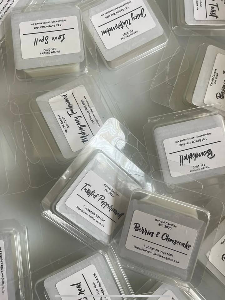 1 OZ Soy Wax Melt for wholesale by KandM Candles and Decor