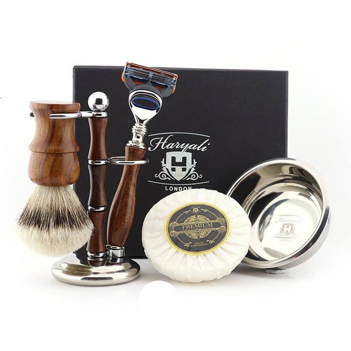 Haryali London - Wholesale Shaving Set/Kit - Men's - Haryali's Wooden Shaving Set10