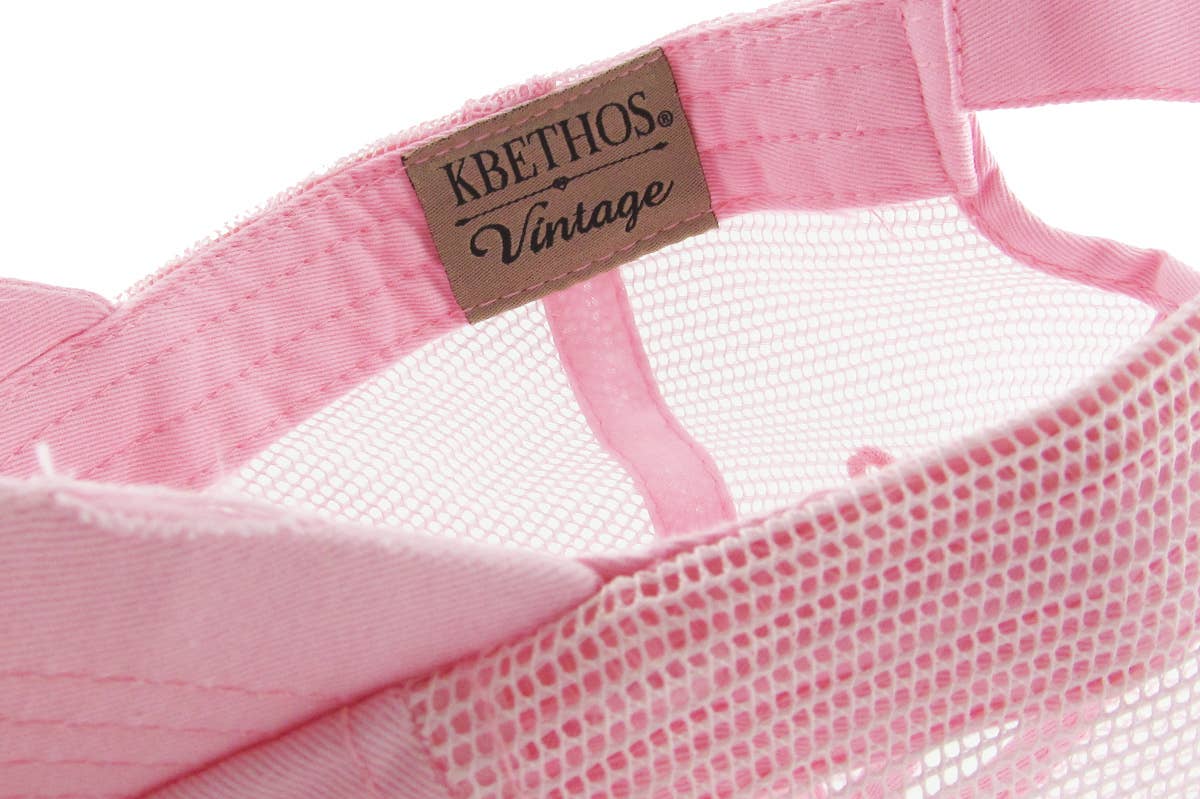 KBETHOS – Boné de beisebol - Mulher por atacado – Boné ajustável de malha com abertura para rabo de cavalo104