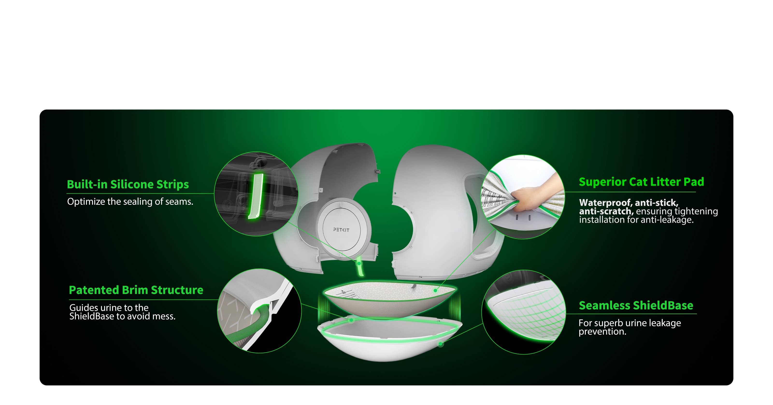 PETKIT - Wholesale Pet Bowl - Cat/Dog - Purobot Max Pro 2 Automatic Cat Litter Box3