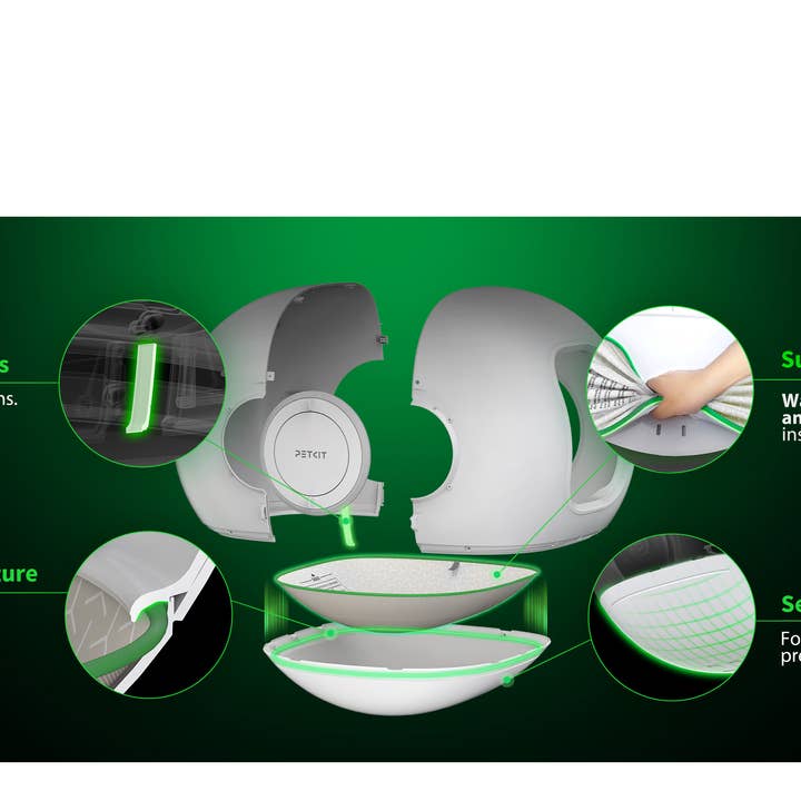 PETKIT - Wholesale Pet Bowl - Cat/Dog - Purobot Max Pro 2 Automatic Cat Litter Box3