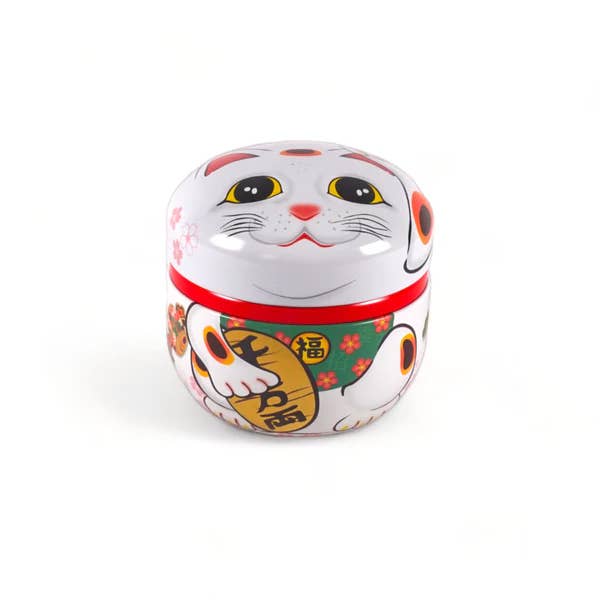Urban Tokyo - Wholesale Food Storage Container - Tea Leaves Container 3.5 FL Oz Lucky Cat