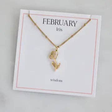 Mesa Blue - Venta al por mayor Collares con colgantes/abalorios - Collar con Flor de Nacimiento - Resistente al Agua1