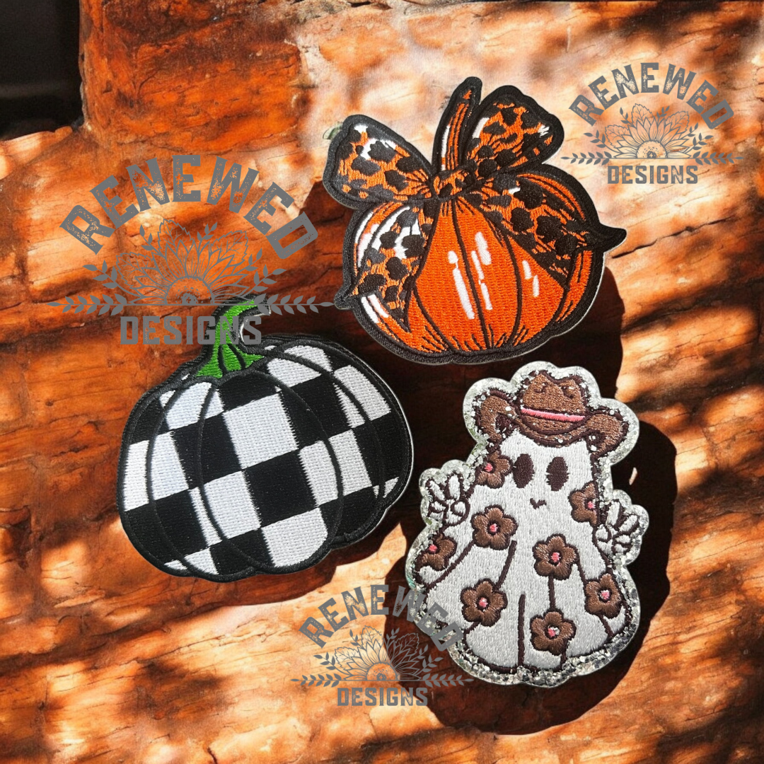 Renewed  Designs - Venta al por mayor Parches - Parche de calabaza leopardo1