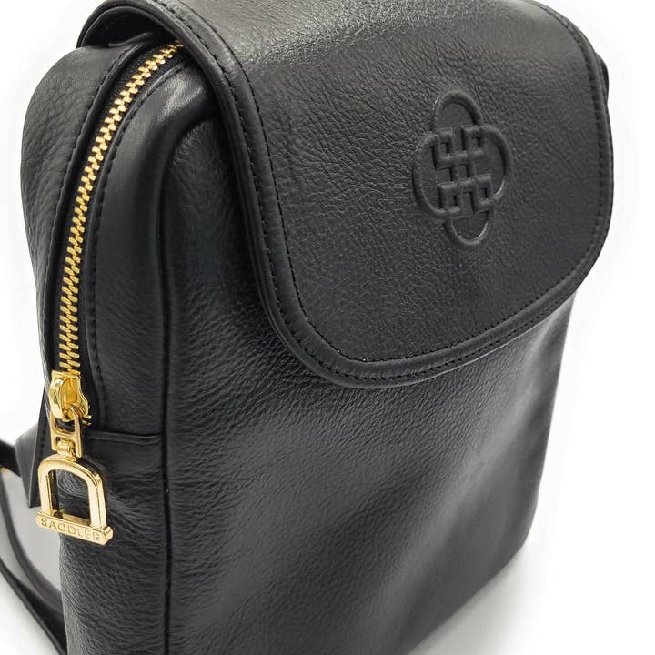 Noir SADDLER MAXIE Mini Sac à Dos en Cuir Véritable de Designer en vente sur Faire1