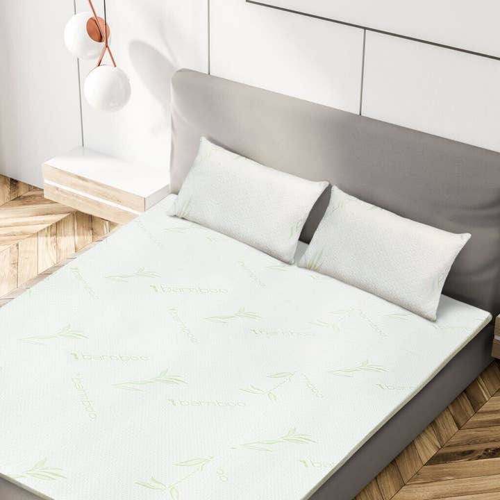 Pretty Little Bed - Wholesale Mattress pad/protector - 2cm & 4cm Thick Bamboo Memory Foam Mattress Topper 0