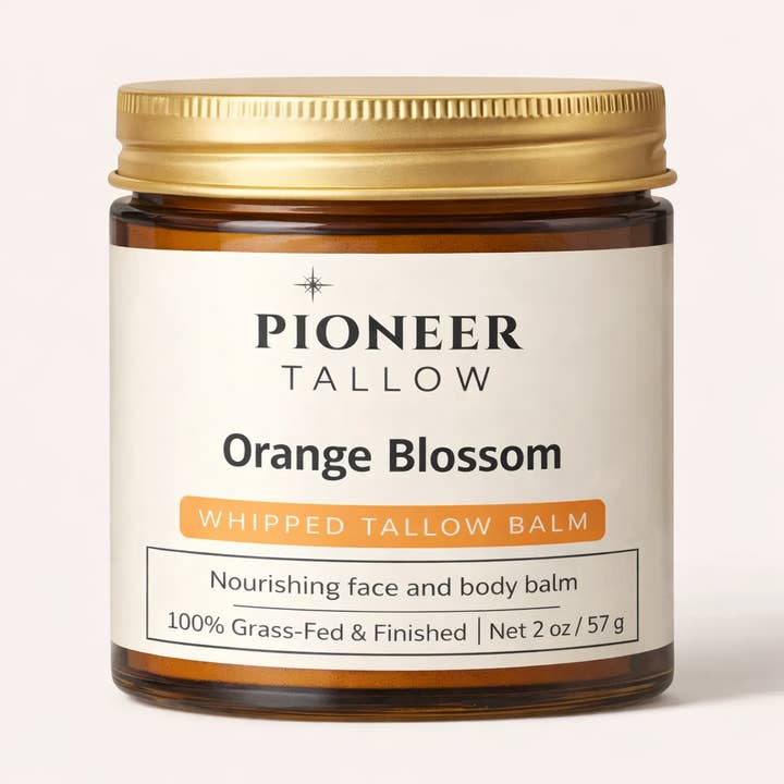 Orange Blossom - Gräsbetad Vispad Talglotion för wholesale av Pioneer Tallow