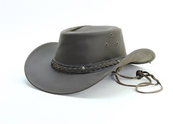 Leather Impressions Inc – wholesale Cowboy hat – Unisex – Smooth Leather Cowboy Hat2