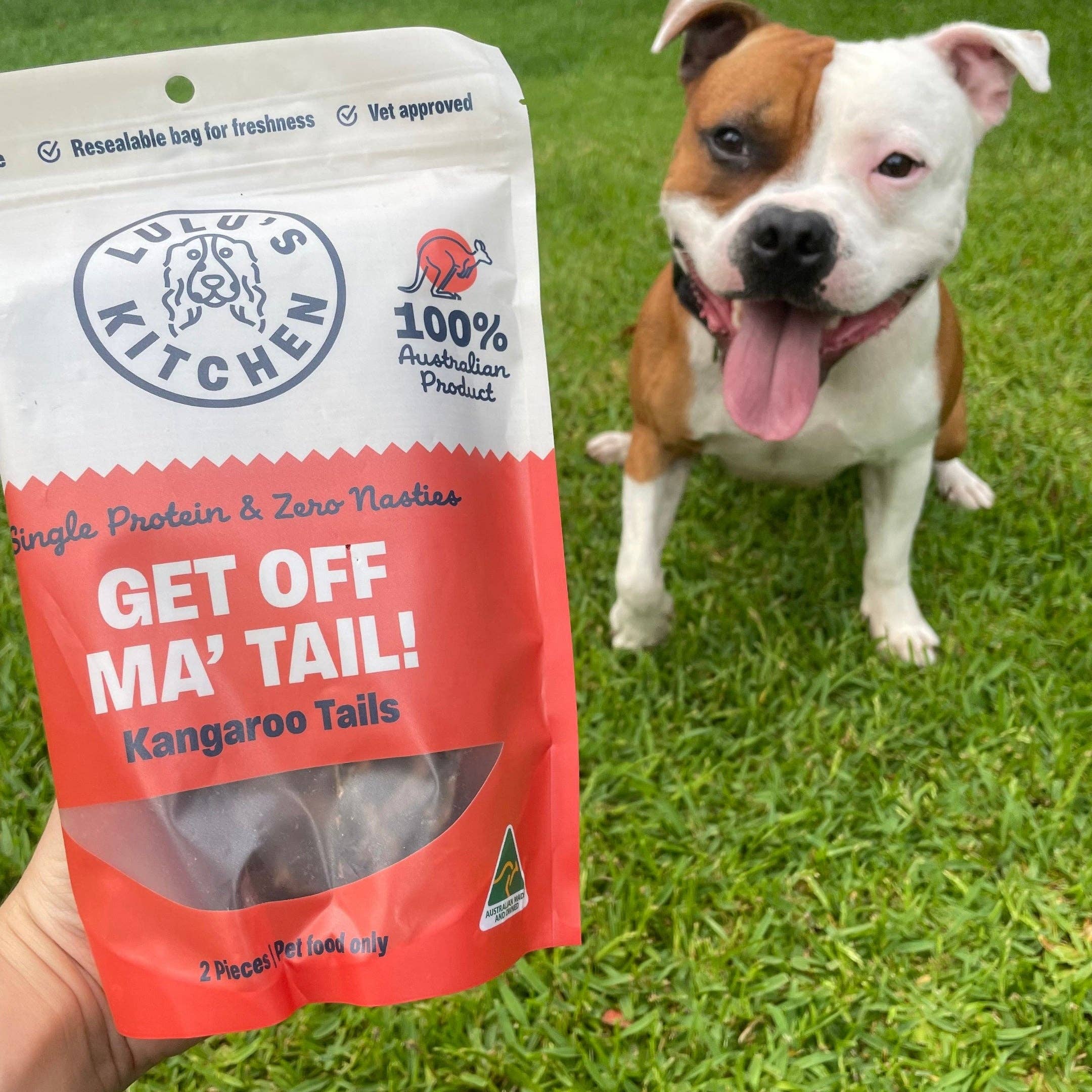 Rover Pet Products - Wholesale Pet treats – Dog - Get Off Ma' Tail - Kangaroo Tails1