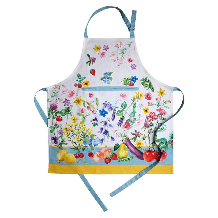 Apron 100% Cotton - Spring/Summer - Giverny for wholesale by Maison d'Hermine - Design in Every Thread