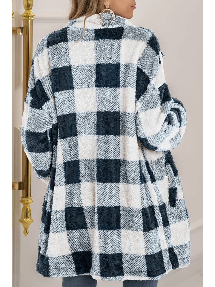 UNISHE - Wholesale Shirt Jacket/Shacket - Women’s - TOPW923 Plaid Flannel Shacket Jacket Women13