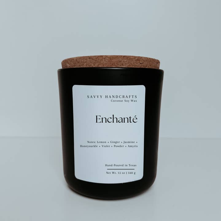 Savvy Handcrafts - Vendita all'ingrosso Candela in vasetto - Candela da 12oz - Enchanté1