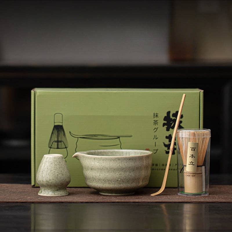 Gohobi （We cover U.S. import duties） - Wholesale Tea Set - Gohobi Ceramic Matcha Set 0138