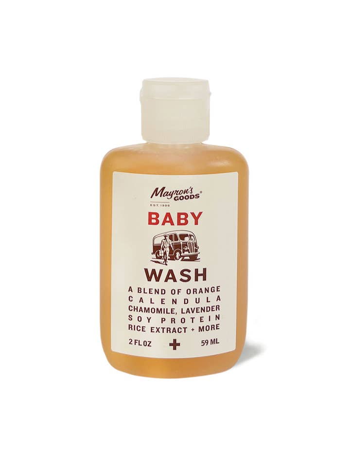 2 oz Baby All Over Wash for wholesale by Mayron's Goods + Supply