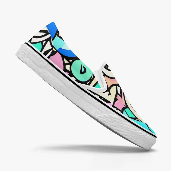 Flow Peace Pop Slip-On Sliders for wholesale by Alma