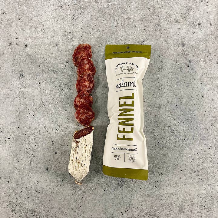 Vermont Salumi - Wholesale Salami - Fennel - Salami 4oz