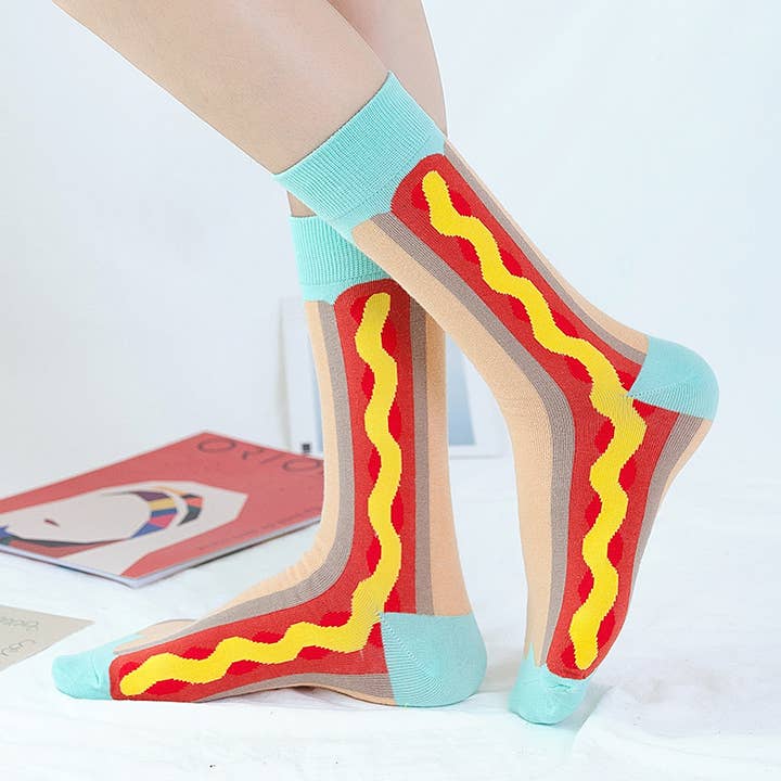 Tourtiwi - Wholesale Socks - Unisex - Creative food series mid-calf socks casual socks11