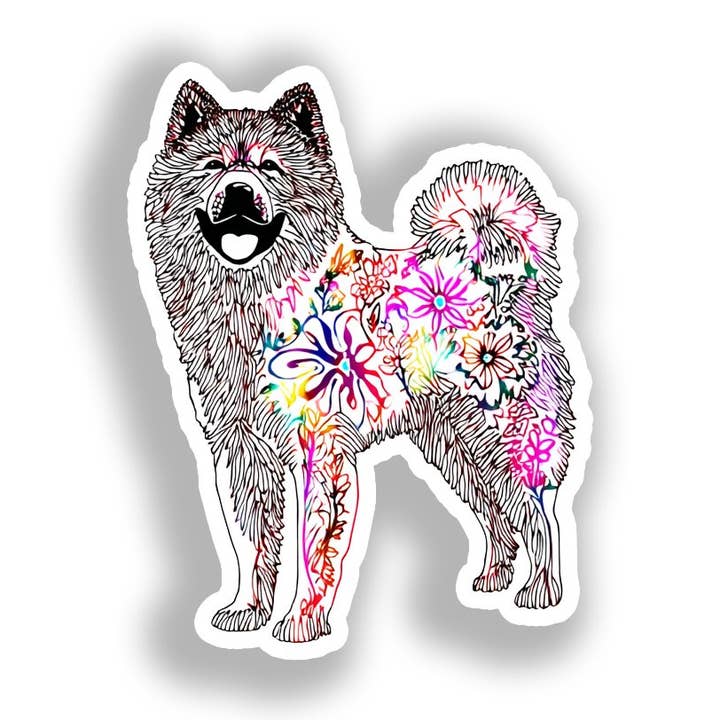 Akita Hond Sticker # A018834 voor wholesale door Yoonek Graphics
