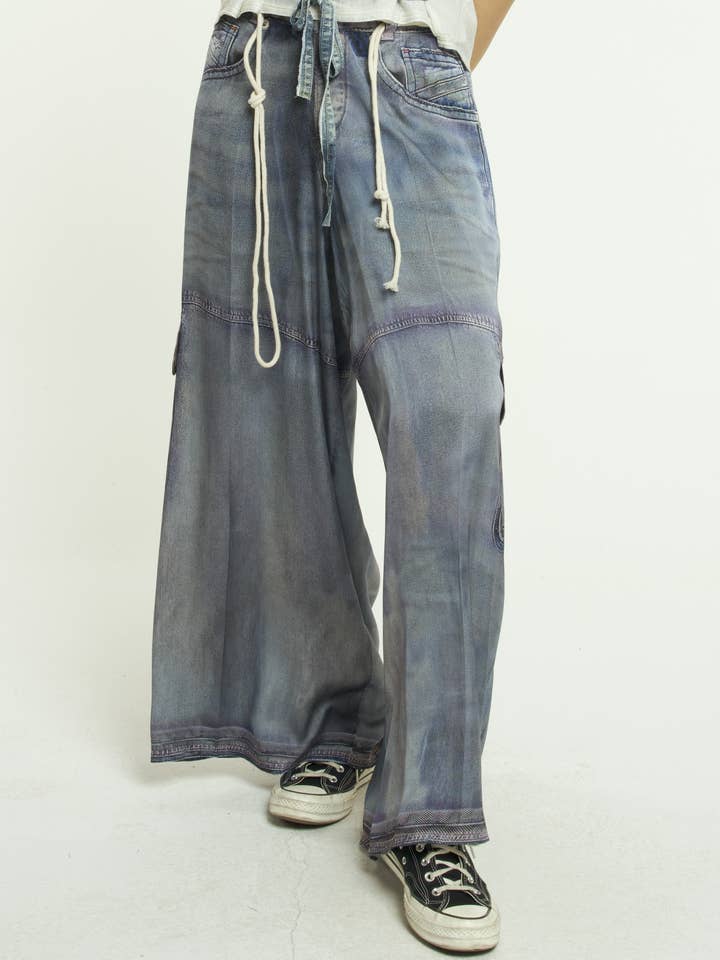 IPNG Design - Wholesale Pants - Women's - Pants Sateen Denim - Jeanious4