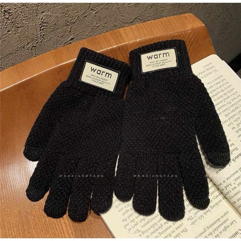 FurDecoration - Vendita all'ingrosso Guanti - Bambini - Guanti a Maglia per Bambini con Touchscreen0