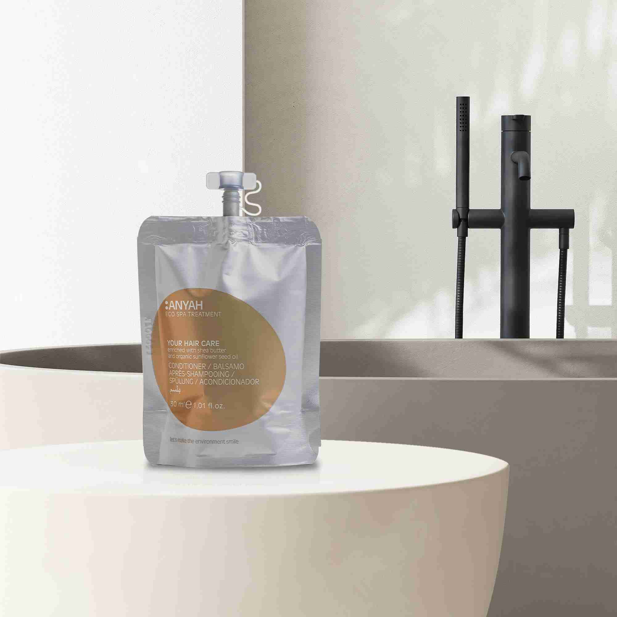 GFL Cosmetics - Wholesale Shampoo & Conditioner Set - Anyah Conditioner (1.01 Fluid Ounce) - 200Pack1