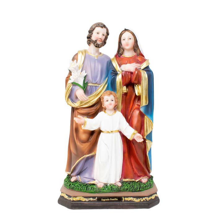MrcjSales - Holy Family Resin Statue | Multiple Sizes | Jesus, Joseph, Mary | 'Sagrada Familia' | Elegant Meaningful Religious Item for wholesale by mrcjsales