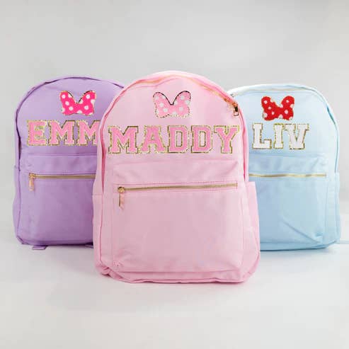 GiftsbyPR - Wholesale Backpack – Child - Children's Backpack with Customized Patches, Personalized Ki8