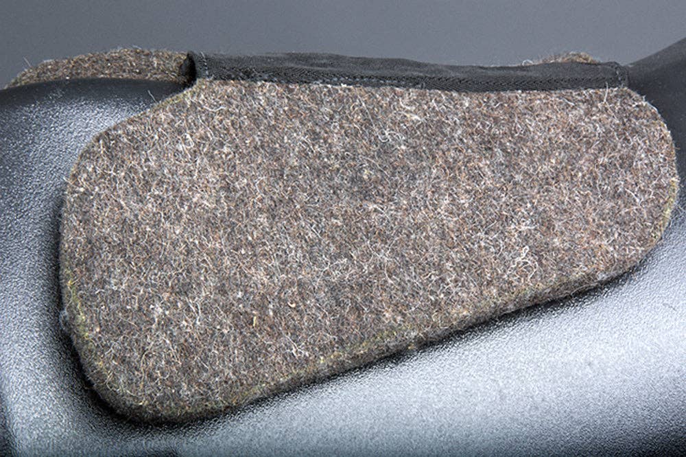HILASON - Wholesale Horseback Riding Gear - HILASON Western Wool Felt Horse Saddle Pad W/ Distressed Wear Leather Made in USA | for Horses5