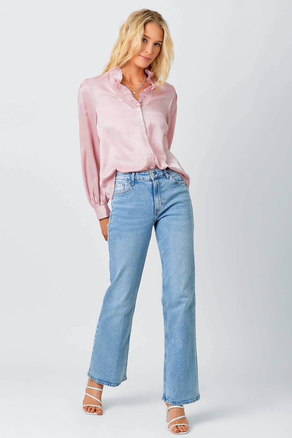 Mystree - Wholesale Blouse - Women's - 60449 Ruffled Collar Blouse19