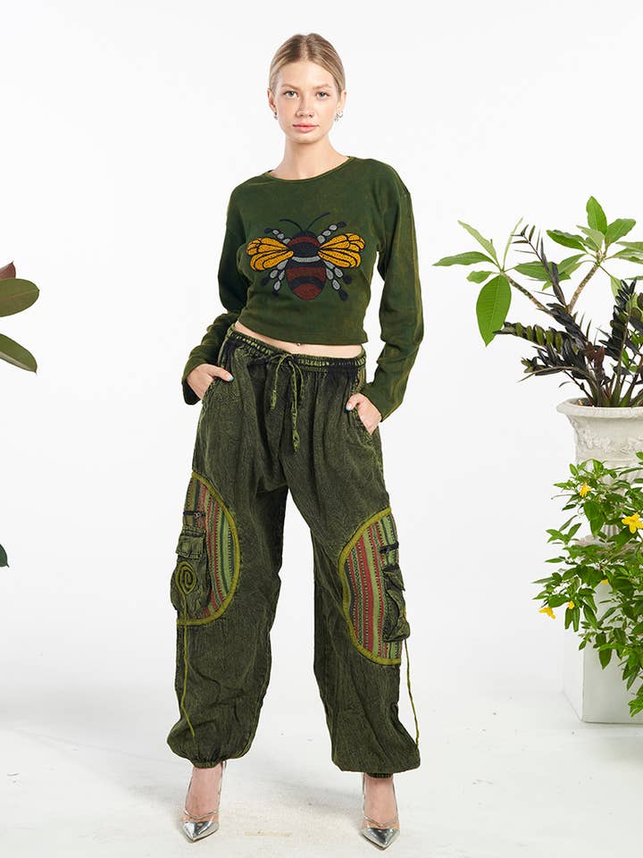 PANTALÓN DE ALGODÓN (KT-1548) para venta al por mayor de Kathmandu Imports