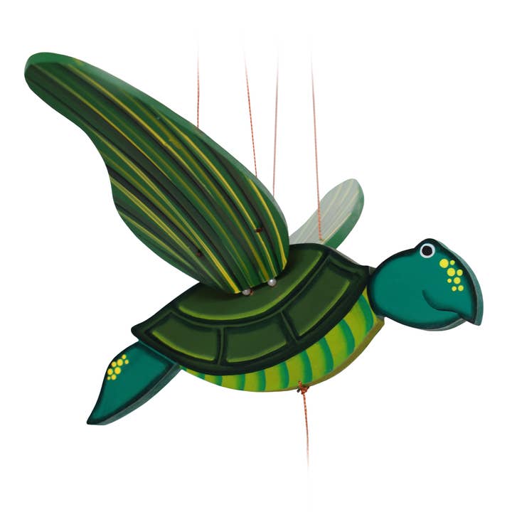 Turtle Flying Mobile for wholesale by Tulia's Artisan Gallery
